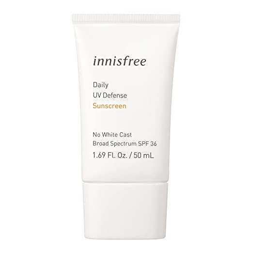 innisfree Daily UV Defense Sunscreen Broad Spectrum SPF 36 Face Lotion, 1.69 Fl Oz (Pack of 1) | Amazon (US)