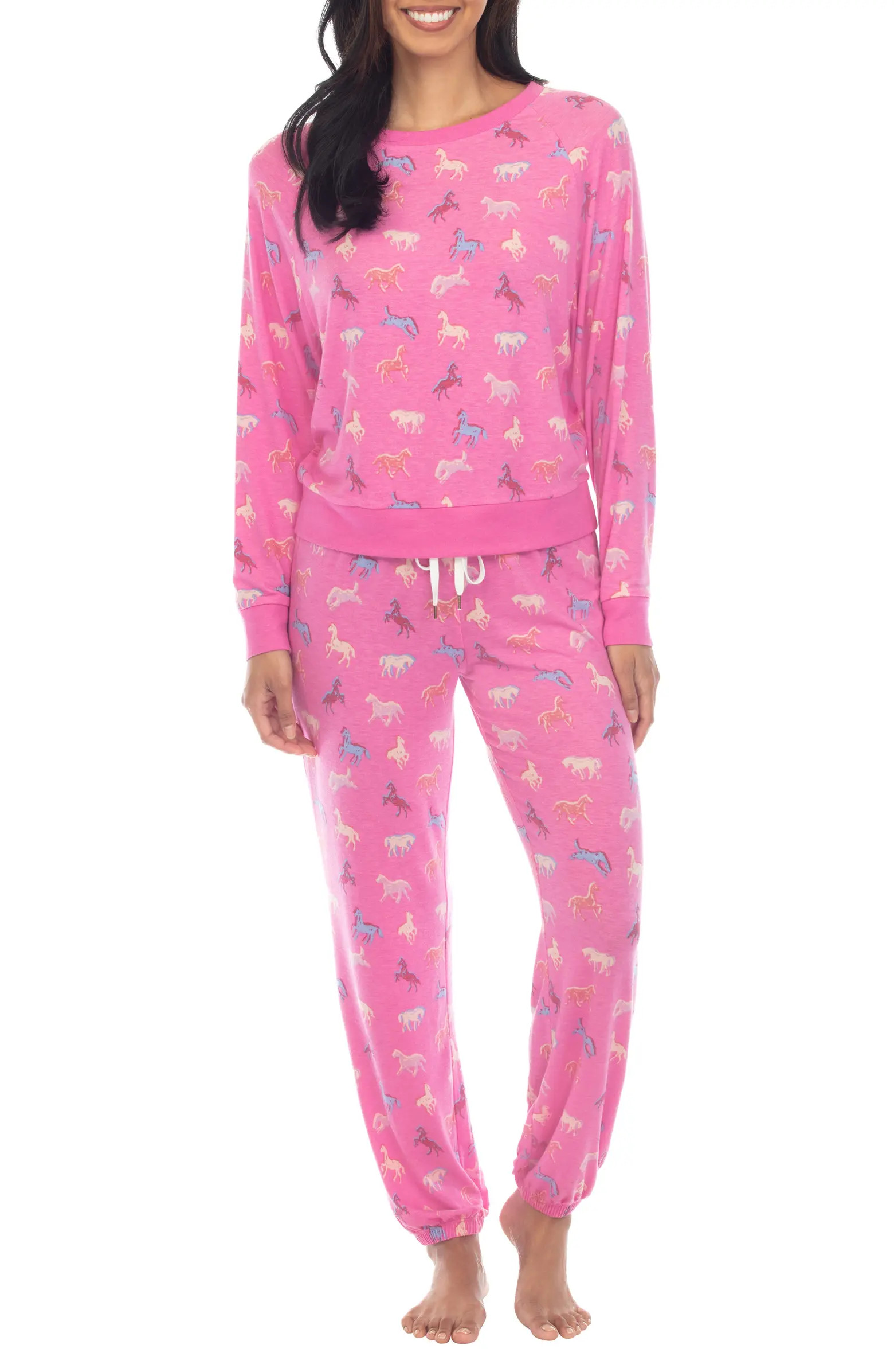 Star Seeker Brushed Jersey Pajamas | Nordstrom