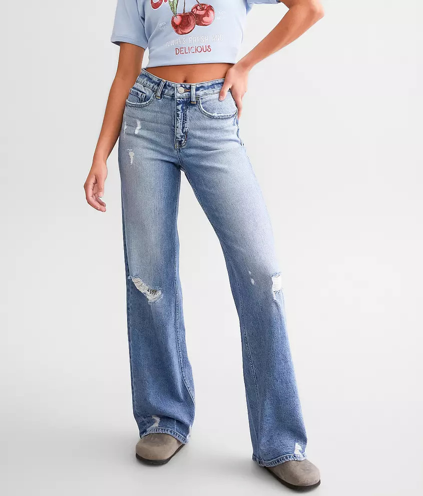 Billie Wide Leg Stretch Jean | Buckle