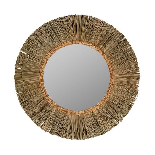 Sea Grass Round Wall Mirror | West Elm (US)