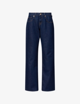Low-Rise Straight-Leg Denim Jeans | Selfridges