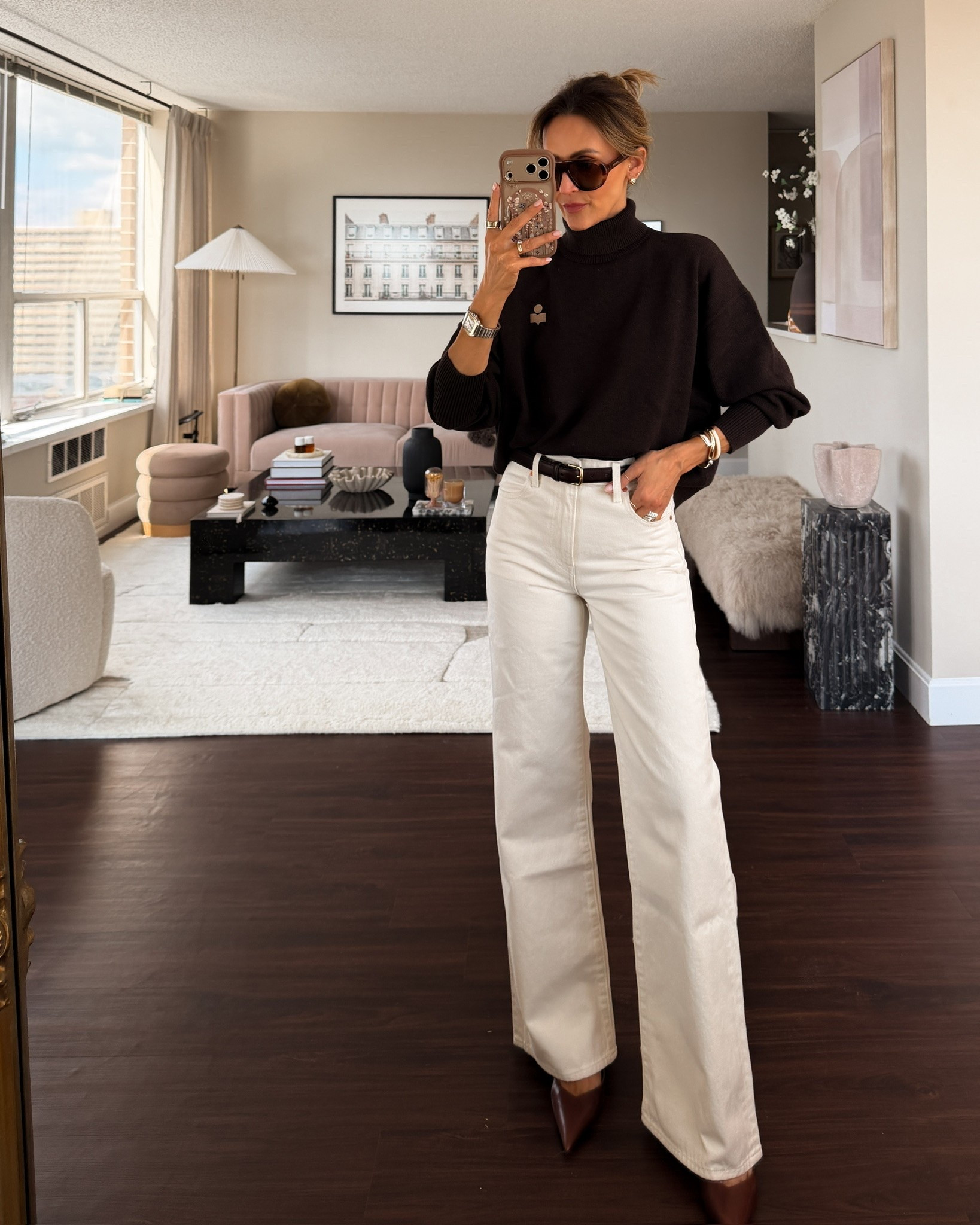 Newest chunky knit arrived and I’m obsessed, fits naturally oversized so I went tts and ordered an xs. Paired with the ecru color of one of my favorite jeans and it’s just over $100!

#LTKootd #LTKgrwm #LTKSeasonal