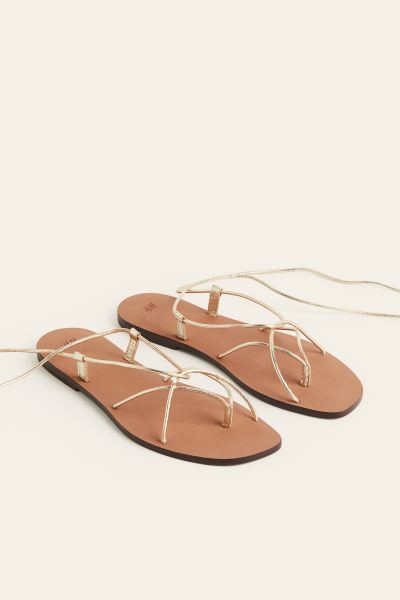Leather Sandals | H&M (US + CA)