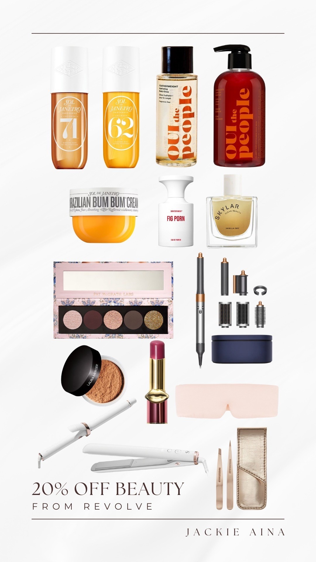 20% off beauty from Revolve! Use code “BEAUTY20” 🤍

#LTKBeauty #LTKSaleAlert #LTKFindsUnder50