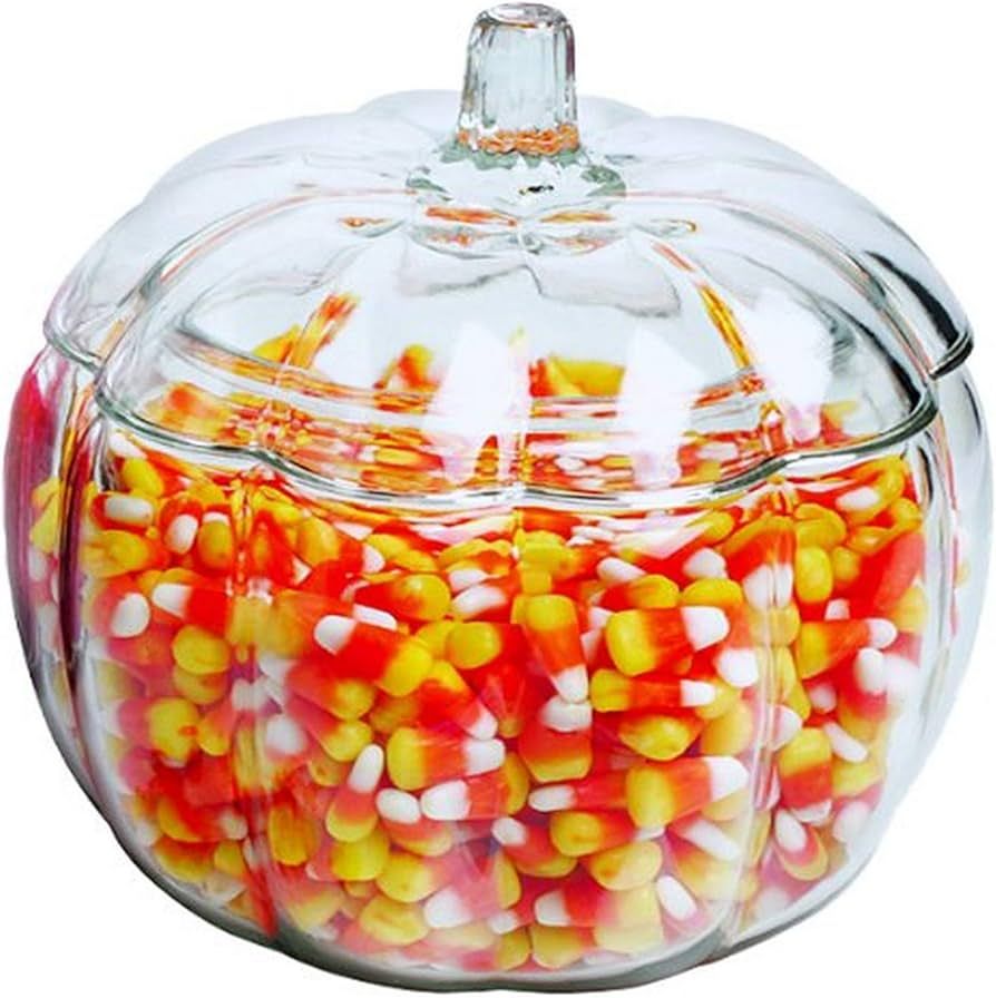 Anchor Hocking 70-Ounce Pumpkin Jar with Glass Cover, Set of 6 | Amazon (US)