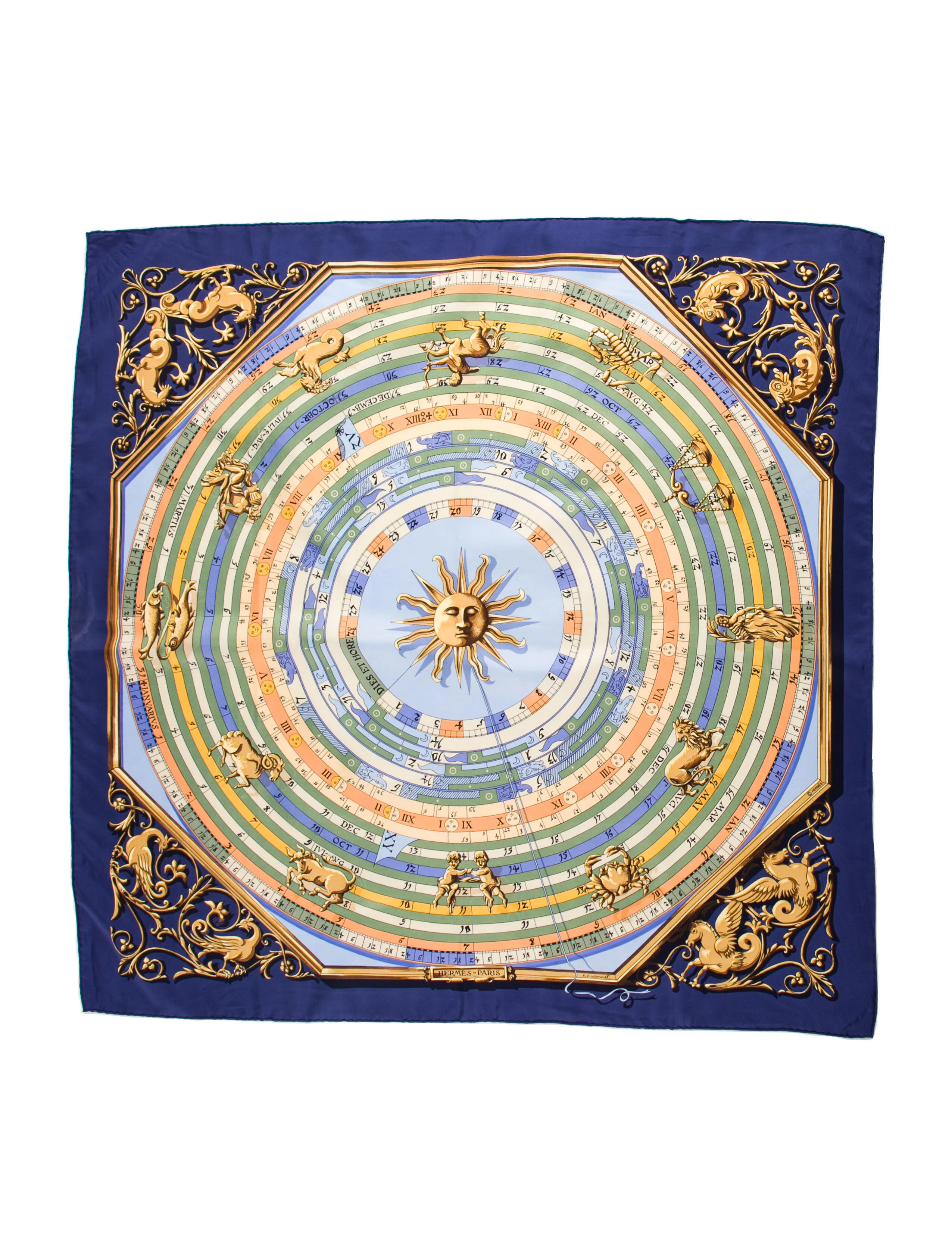 Dies Et Hore Silk Scarf | The RealReal