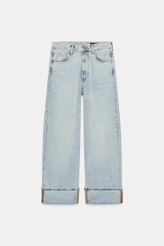 ZW COLLECTION MID-RISE BAGGY JEANS | Zara US