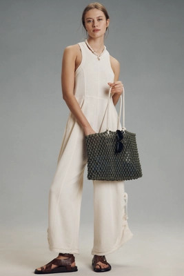 Daily Practice Horizon Wide-Leg Knit Jumpsuit | Anthropologie (US)