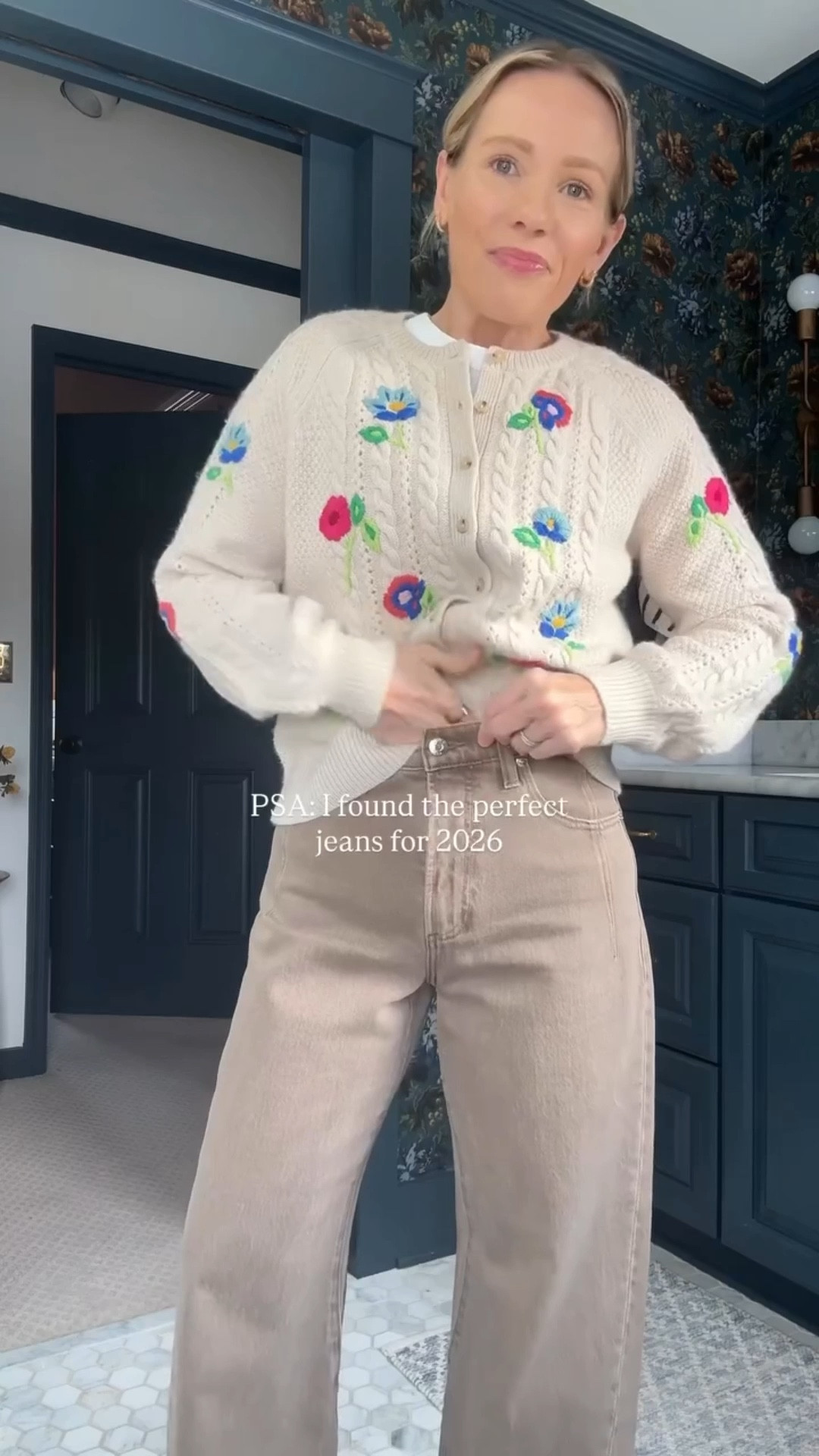 code LATELY15 on Pistola Kyra denim jeans wearing my regular size (5'3"), also own & love them in SOHO & they just came out with petite sizing ~ Boden embroidered cardigan  & Madewell perfect white tee wearing my regular size small in both ~ Claire V moyen messenger in evergreen is an everyday favorite ~ J.Crew stevie boots fit true to size ~ pepper bra, eby underwear size up to medium ~ baublebar everyday earring stack~ xo ,Claire

#LTKgrwm #LTKOver40 #LTKootd