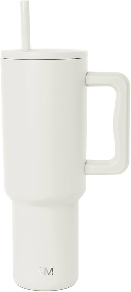Simple Modern 40 oz Trek Tumbler with Handle and Straw Lid | Cup Holder Friendly Insulated Stainl... | Amazon (US)