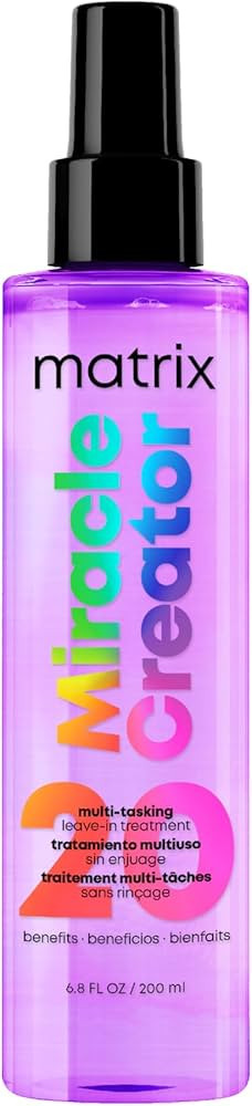 MATRIX Miracle Creator Leave-In Conditioner Spray - Heat Protectant, Anti-Frizz, Moisturizing & D... | Amazon (US)