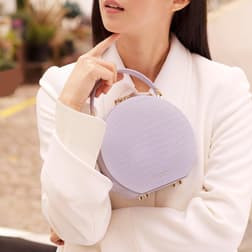 Lavender Hat Box Crossbody | BrandAlley