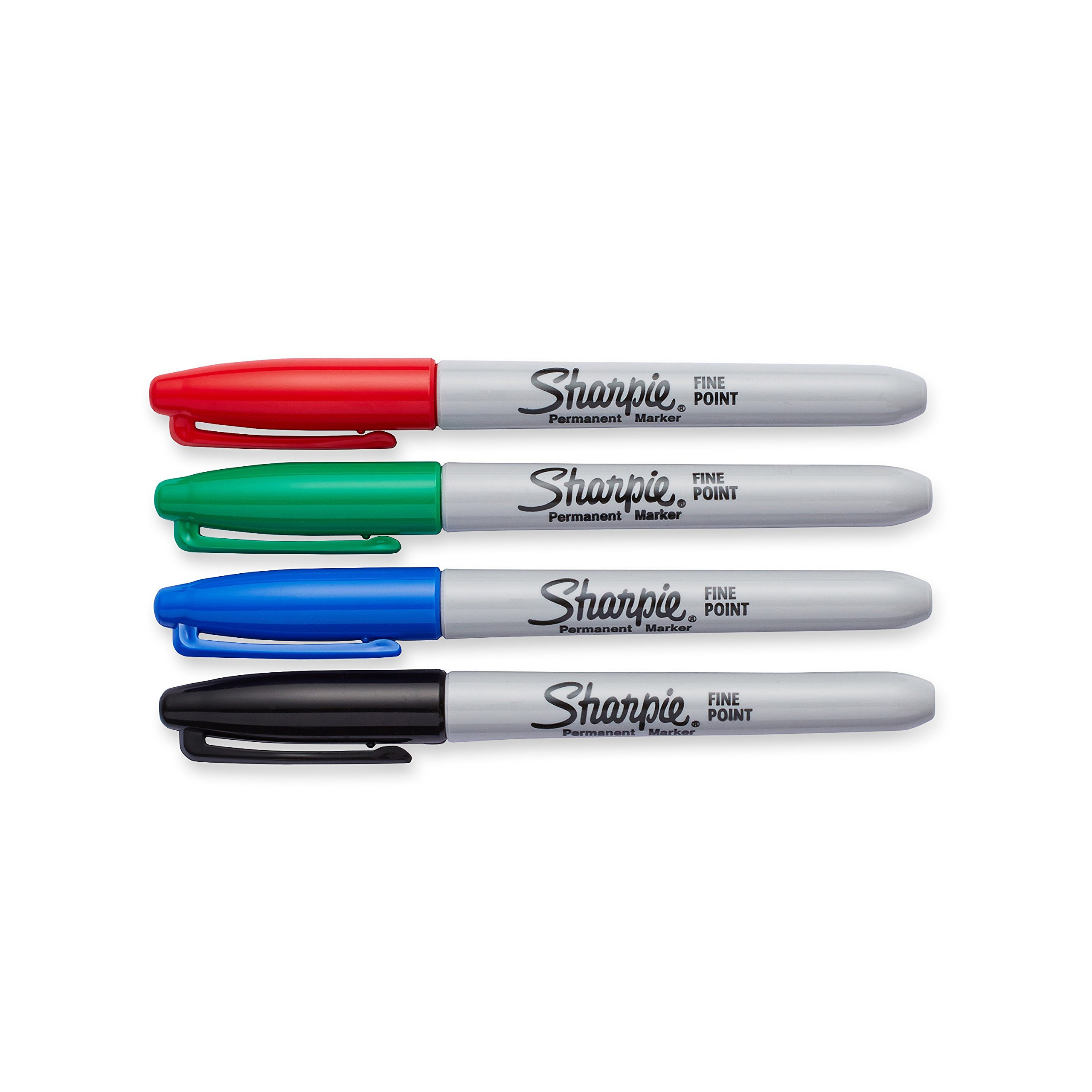 SHARPIE Permanent Markers, Fine Point, Assorted Colors, 4-Pack (30074) | Amazon (US)