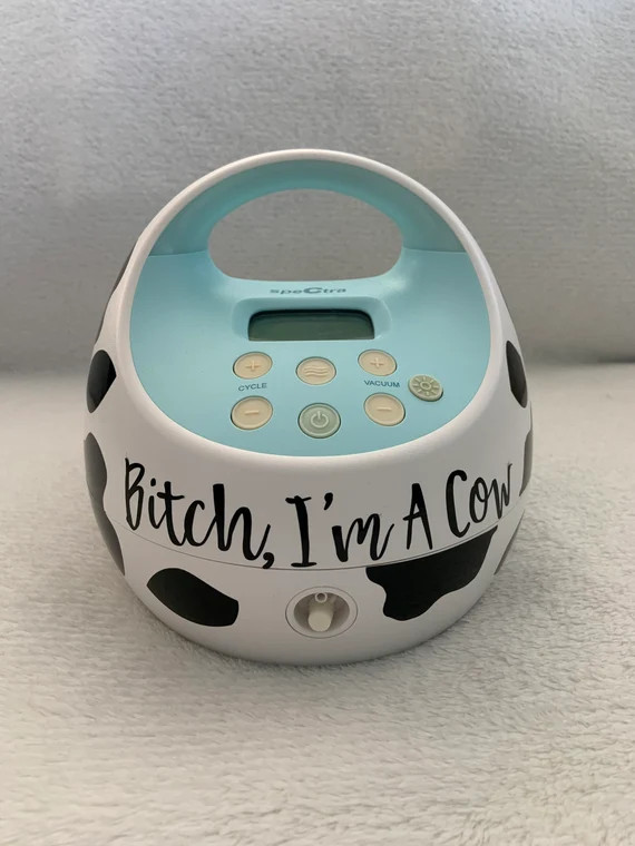 Breast Pump Decal Bitch I'm a Cow Funny Decal for Breast | Etsy | Etsy (US)