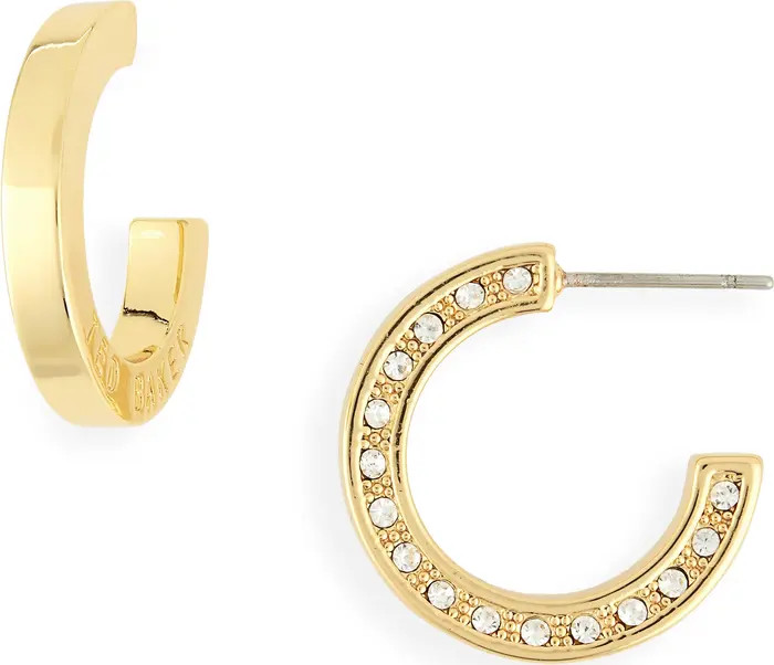 Ted Baker London Senatta Crystal Hoop Earrings | Nordstrom | Nordstrom