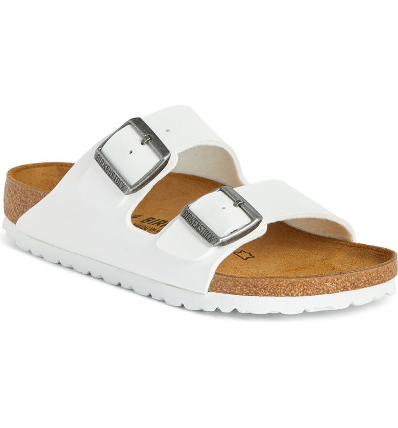 'Arizona' White Birko-Flor Sandal | Nordstrom