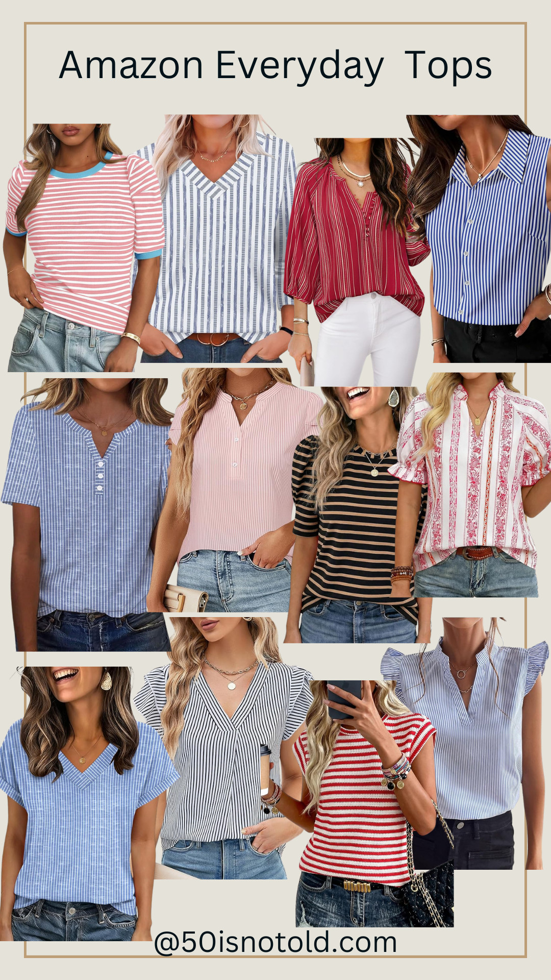 Easy tops that go with everything. 

 #LTKgrwm #LTKootd #LTKOver40