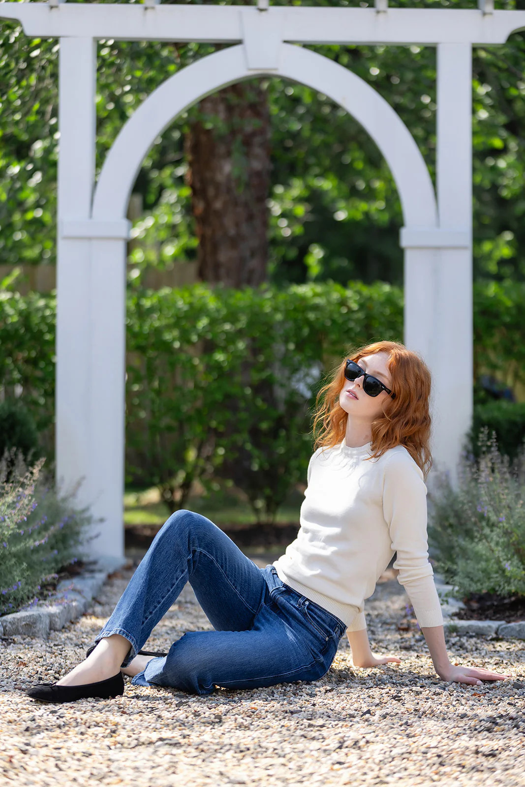 Bacall Sweater - Warm White | Julia Amory