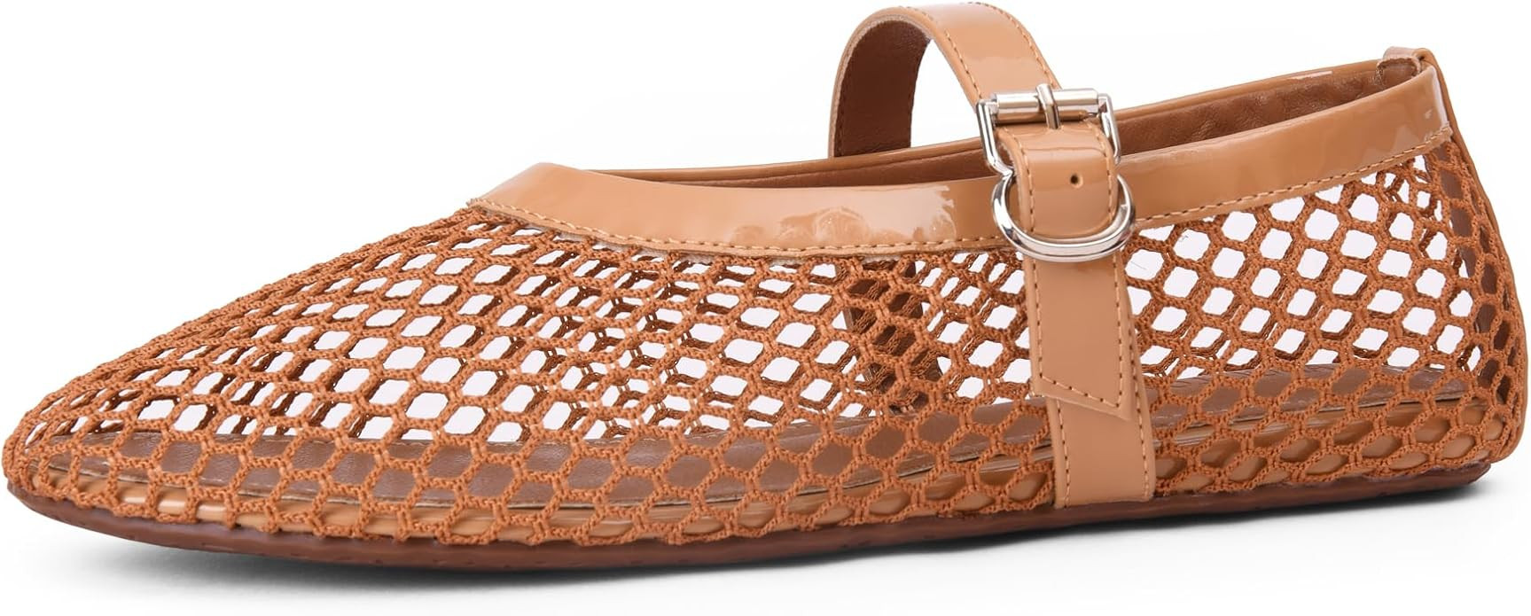 Mesh Ballet Flats for Women Comfort Work Flats for Women Office Dressy Wedding Mesh Mary Jane Fla... | Amazon (US)