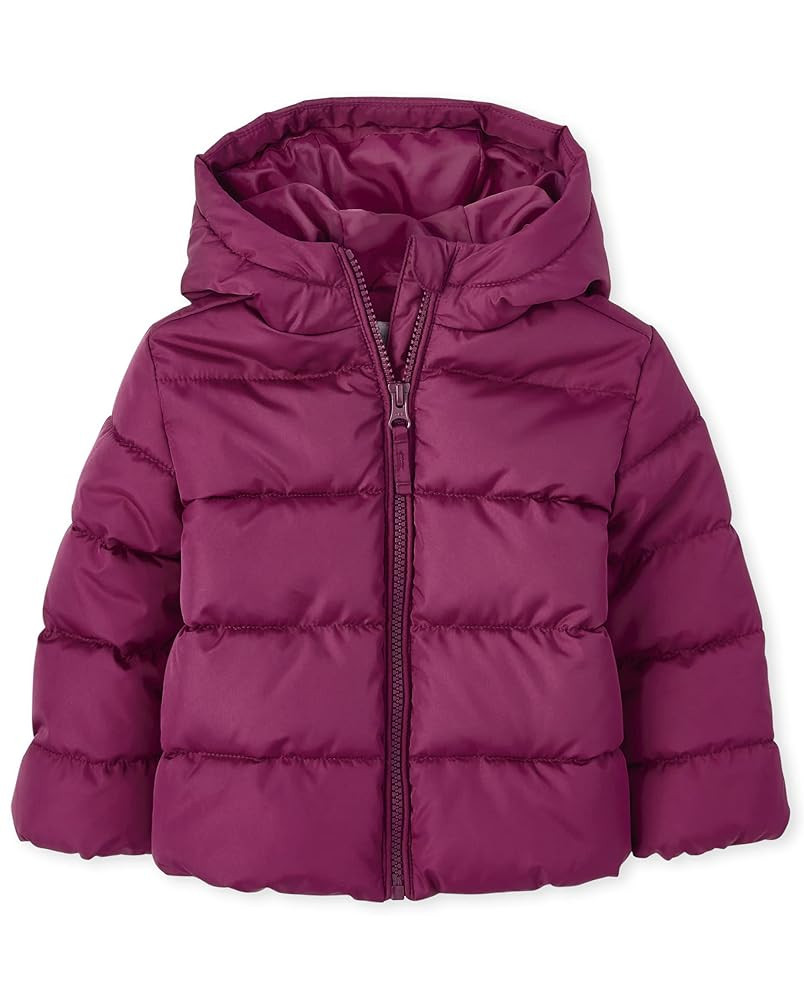 The Children's Place Baby and Toddler Girls' Medium Weight Wind-Resistant, Water-Resistant Puffer... | Amazon (US)