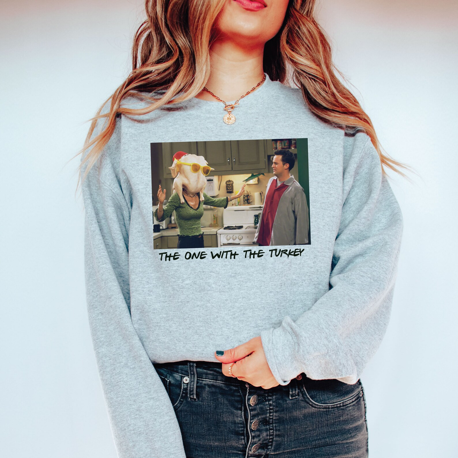 The One With The Turkey , Friends Sweatshirt , Cute Thanksgiving Sweatshirt , Retro TV Show Sweat... | Etsy (US)