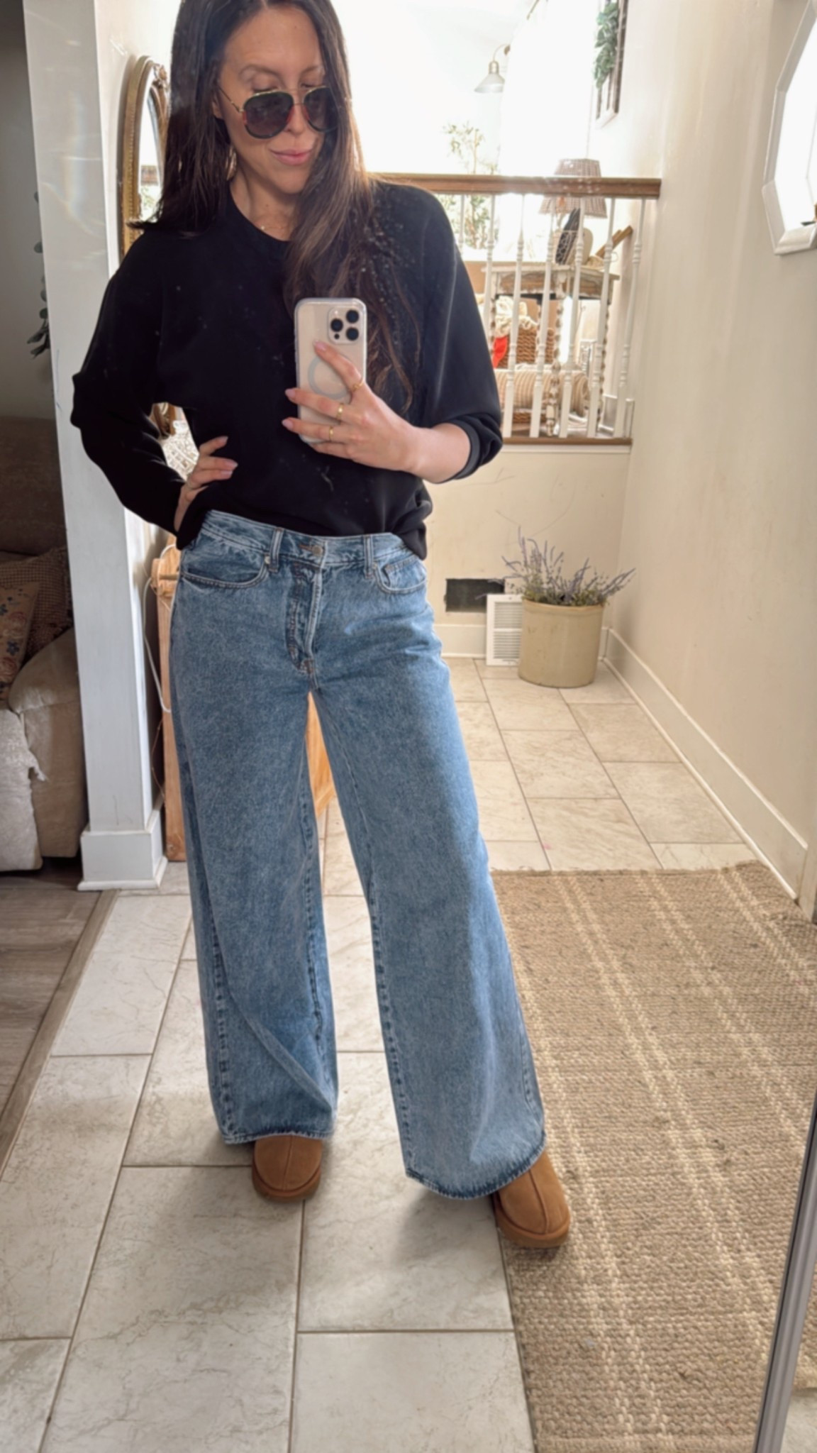 Wide leg jeans. Under $36

#LTKFindsUnder50 #LTKStyleTip