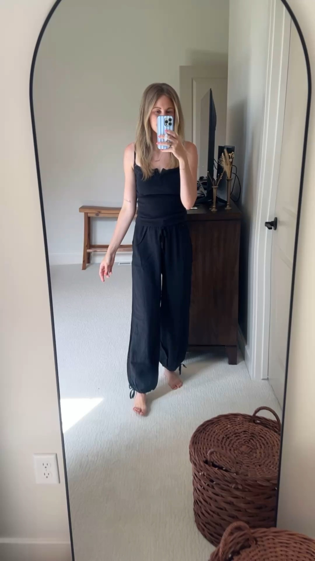 Balloon pants - super cute to dress up or down! I’d recommend sizing down.