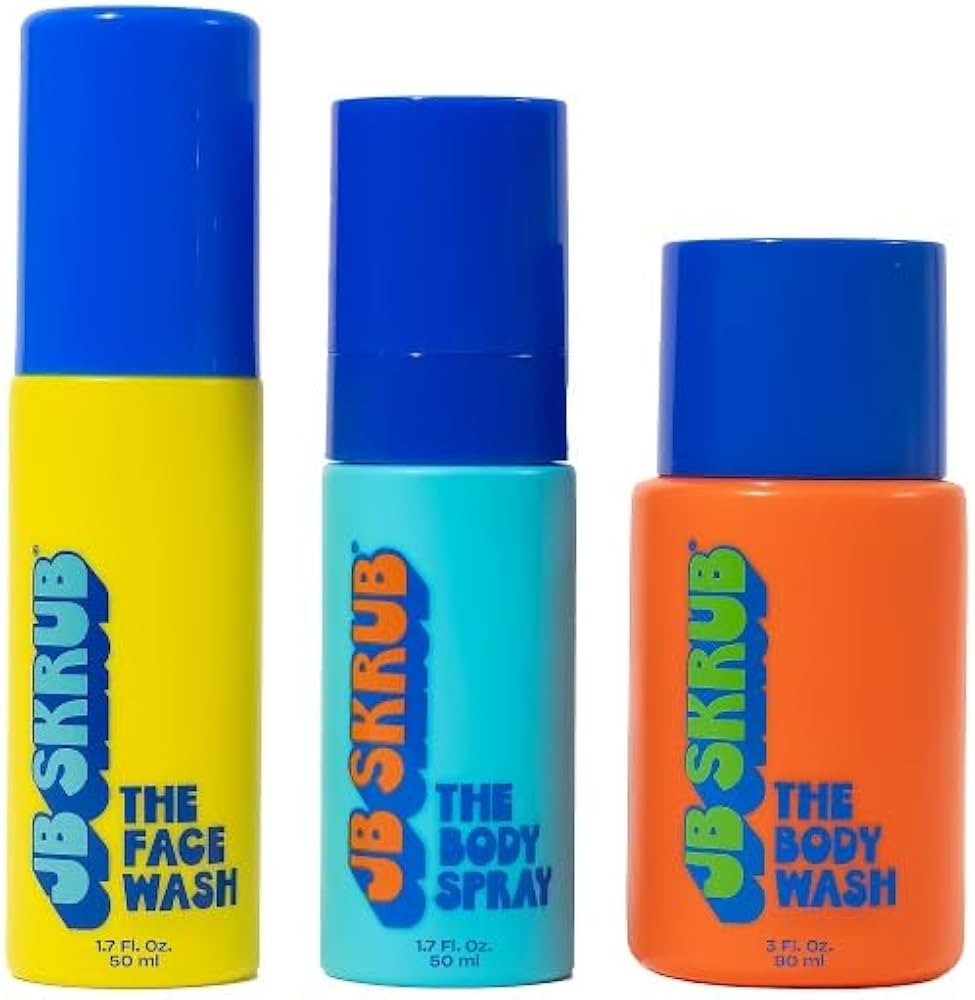 JB SKRUB The Junior Travel Trio - Complete Skin Care Set for Kids, Tweens & Teens: Hydrating Body... | Amazon (US)