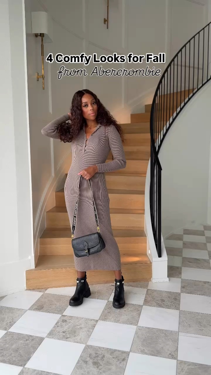I said it before, but I'm going to give it my best effort to do more try-on hauls, because... why not? One thing recording this one has brought to my attention that my accessories game is weakkkk and I've got to do better!🤣

I got a few pieces in from @abercrombie and put together 4 comfy looks for the fall! I also realized that the dress isn't exactly considered a comfy look, but it's cute, so... haha. 

Let me know in the comments which look is your favorite.

#LTKVideo #LTKStyleTip