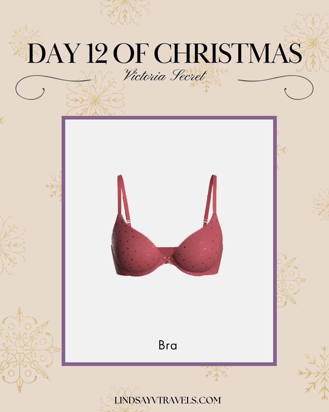 Ending strong with the prettiest piece of all 💕🎀
Day 12: the most gorgeous bra — lace, lift, and holiday glam. The perfect final reveal!

#LTKHoliday #LTKGiftGuide #LTKSeasonal