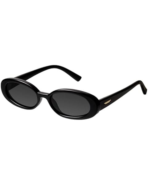 VANLINKER Polarized Retro Oval Sunglasses for Women and Men Small 90s Style VL9580 | Amazon (US)