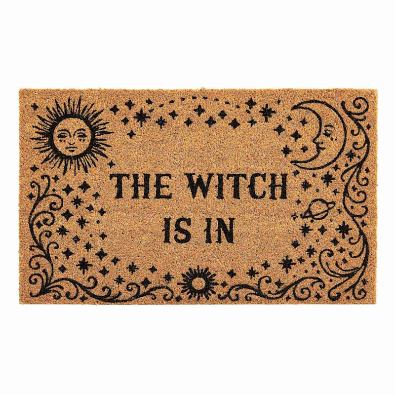 The Witch Is In Coir Mat, 18x30 | At Home