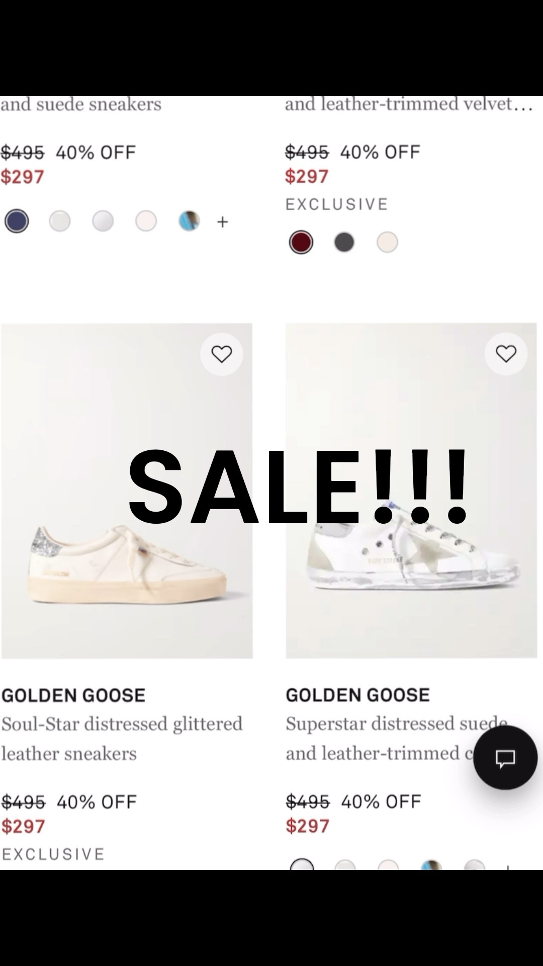 Major Golden Goose sale I just found for you! Subscribers had 24-hour early access, so a few pairs are already gone. If you want first dibs next time, be sure to subscribe to my Instagram page. Click on the shoe below to shop the sale!

#LTKWorkwear #LTKShoeCrush #LTKSaleAlert