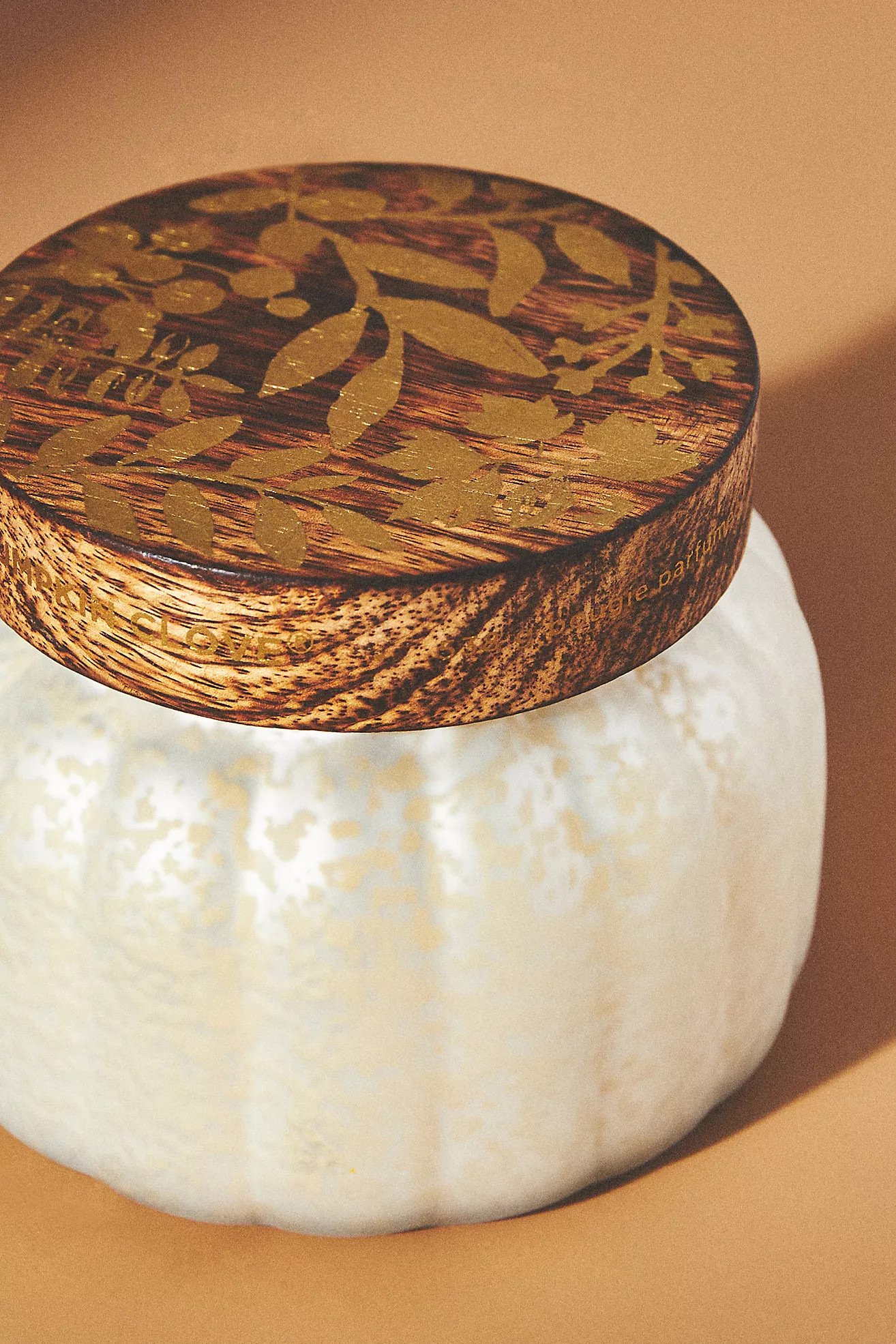 Capri Blue Pumpkin Clove Glass Jar Candle | Anthropologie (US)