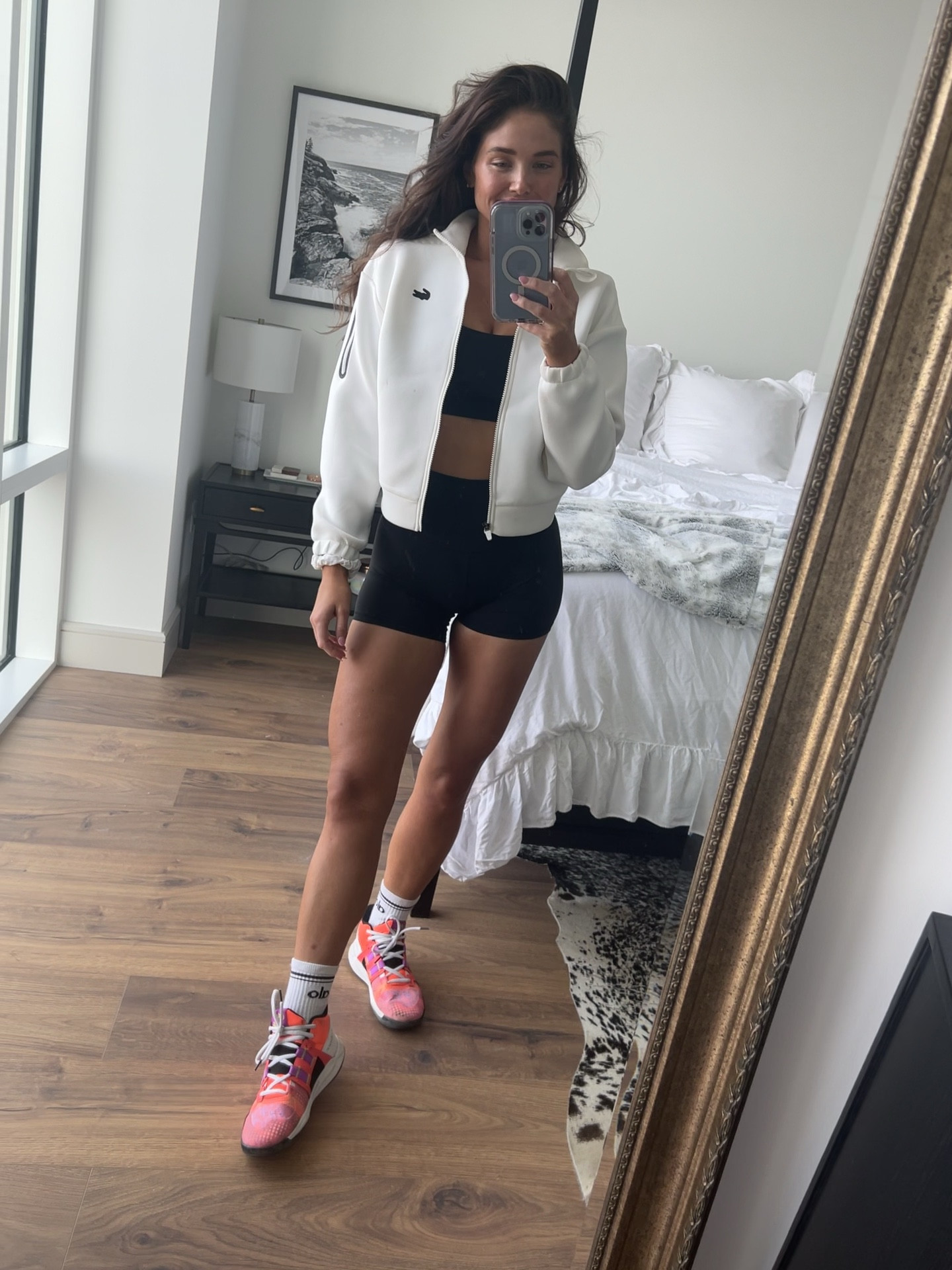 My new workout essentials. Love wearing this easy set to play pickleball, gym or run! 

I’m 5‘8 and here’s what I ordered: 
Lulu - size 2 
New Balance - size 10 
Lacoste Jacket - small 




#LTKcurves #LTKfitness #LTKtravel