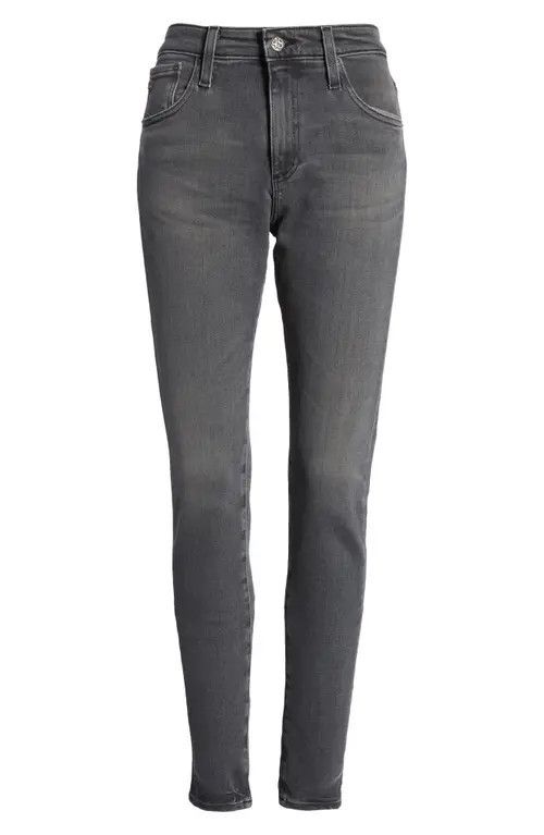 AG The Farrah High Waist Skinny Jeans in 12 Years Magnetic at Nordstrom, Size 26 | Nordstrom