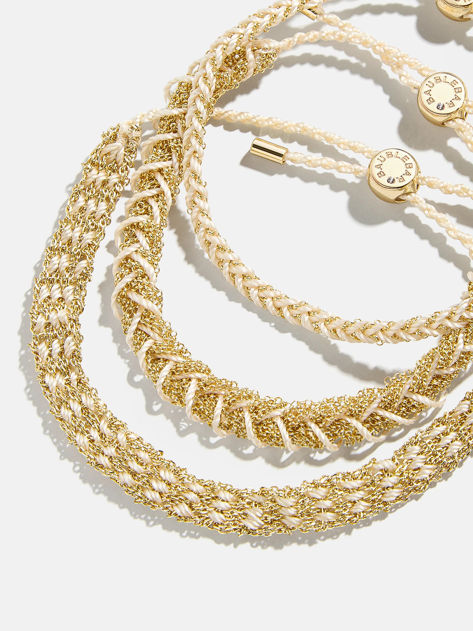 Hannah Bracelet Set - Beige | BaubleBar (US)