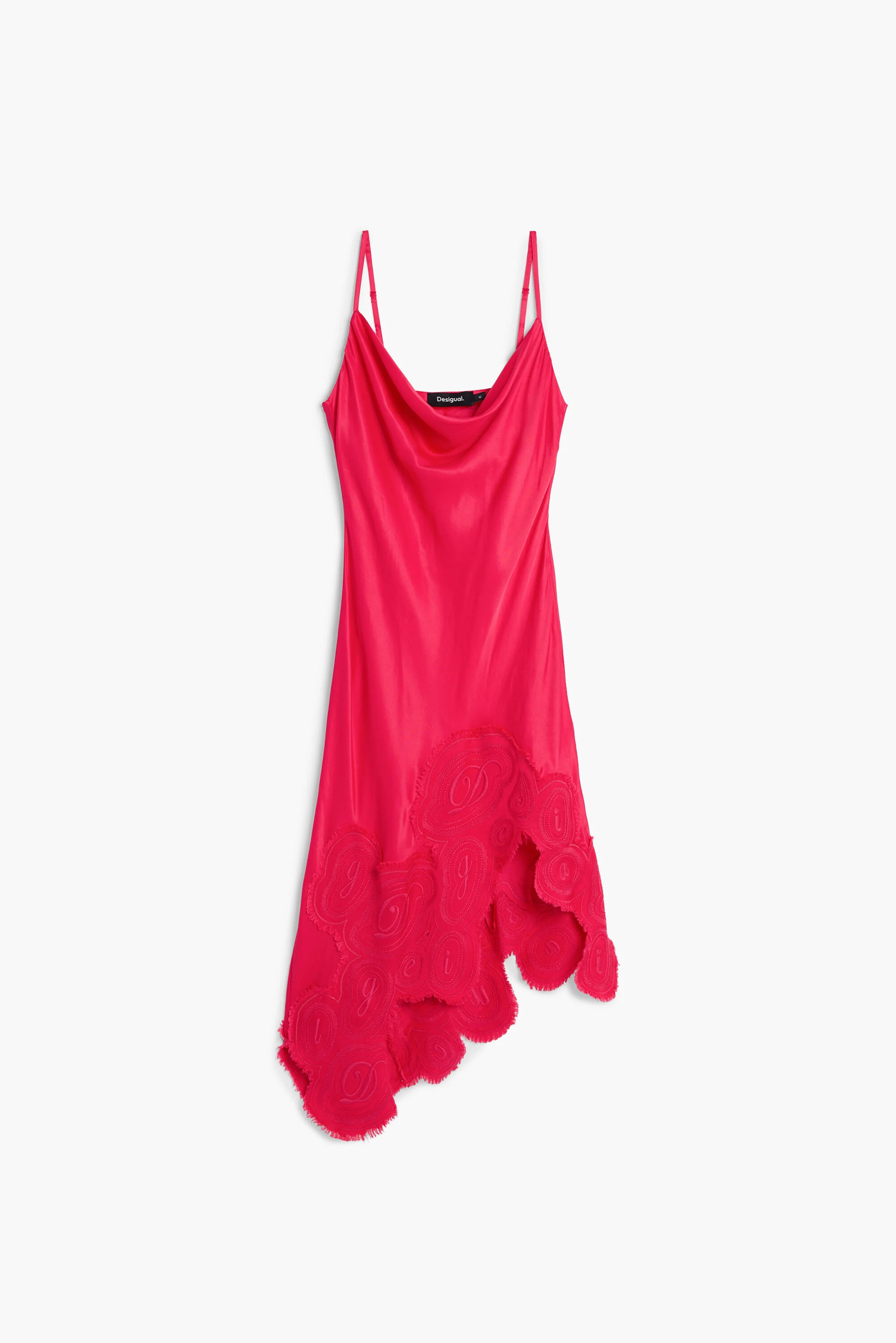 Asymmetrical slip dress | Desigual USA,CA