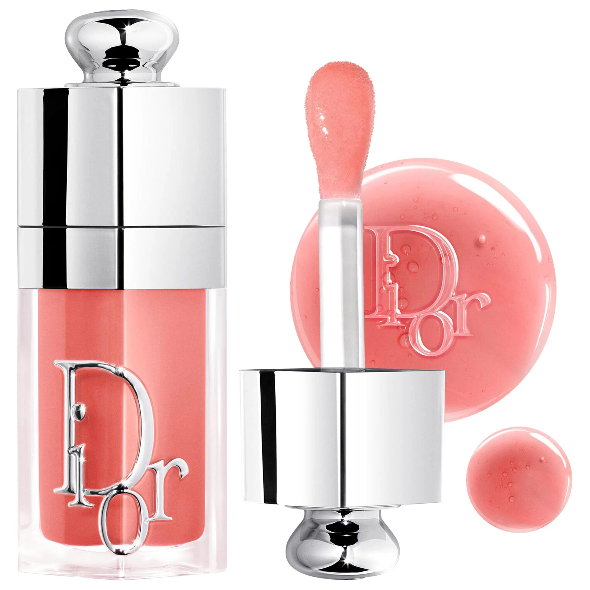 DIOR Lip Glow Oil Hydrating High-Shine Gloss 012 Rosewood 0.2 oz/6 mL | Sephora (US)