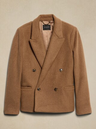 Brushed Blazer Coat | Banana Republic Factory