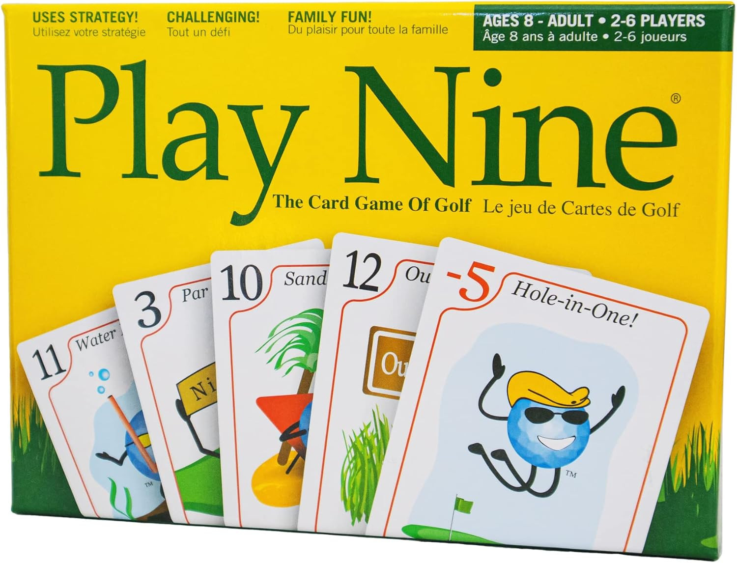 Play Nine - The Card Game of Golf, Best Card Games for Families, Strategy Game for Couples, Fun G... | Amazon (US)