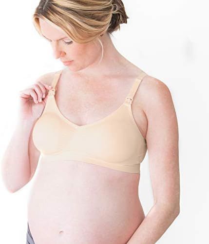 Medela Nursing T-Shirt Bra for Maternity/Breastfeeding, Nude, Medium | Amazon (CA)