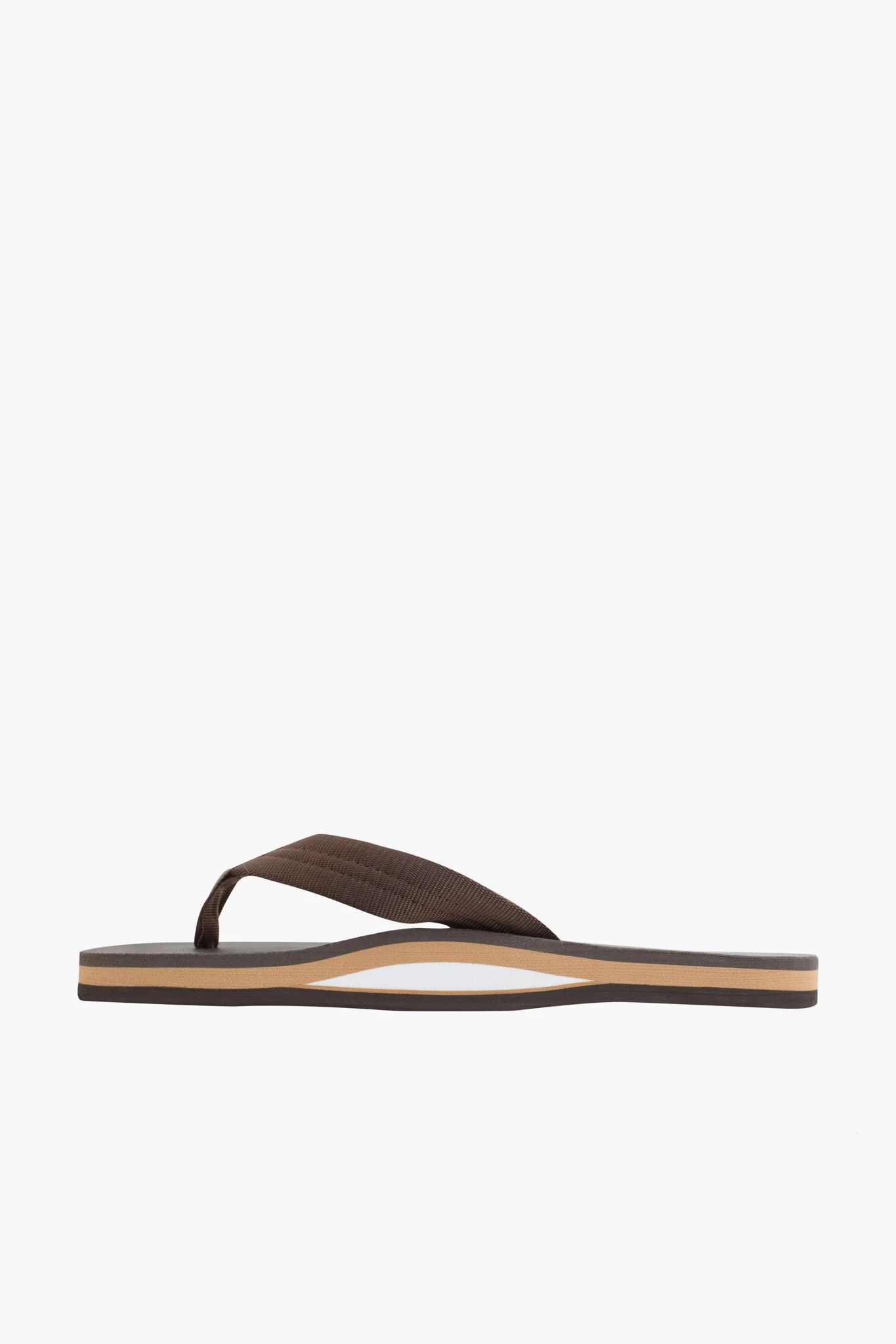 Brown Classic Rubber Single Layer Arch Support Sandal | Tuckernuck (US)