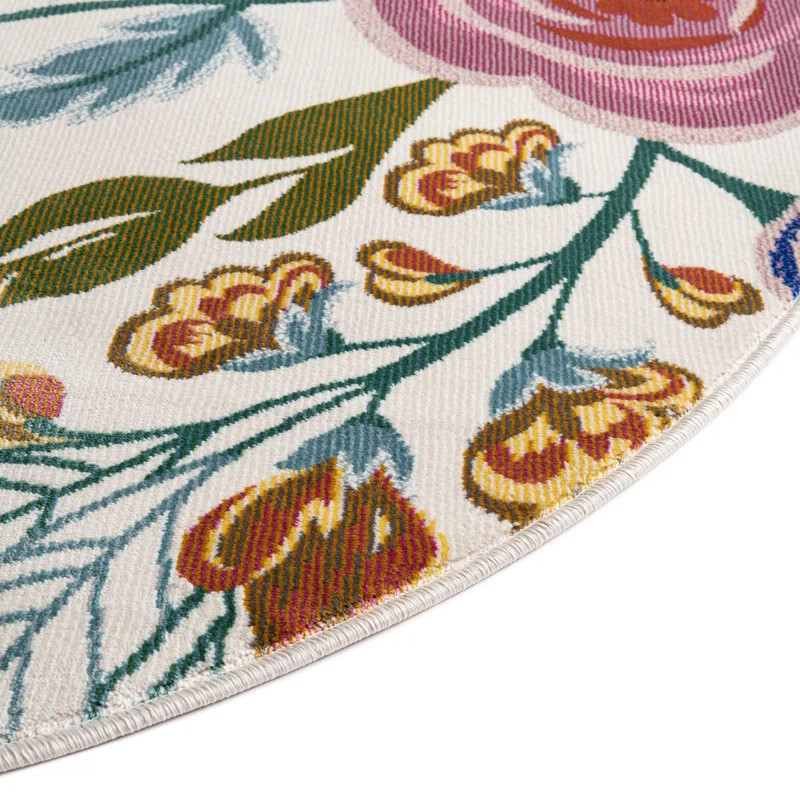 Daigneault Machine Woven / Power Loomed Performance Ivory Rug | Wayfair North America