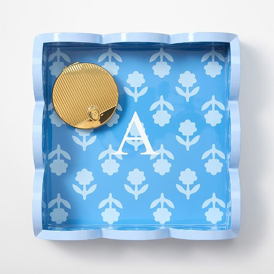 Scalloped Lacquer Mini Tray | Mark and Graham