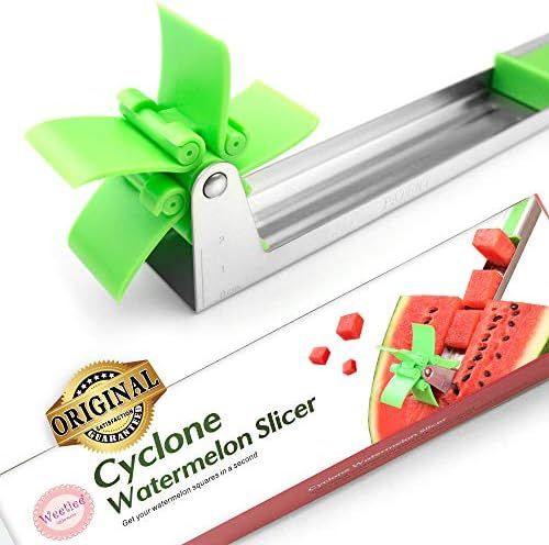 Watermelon Windmill Cutter Slicer [Original] - Weetiee Auto Stainless Steel Melon Cuber Knife - F... | Amazon (US)