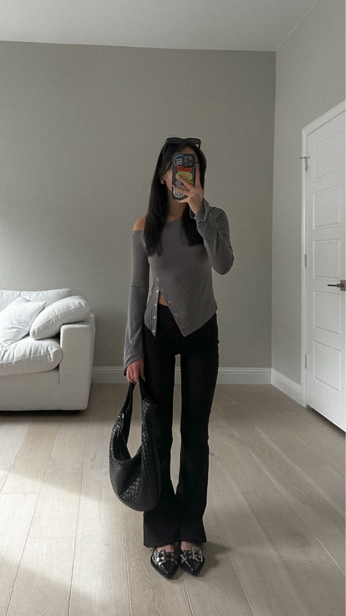 top is garage but no longer sold - linked similar asymmetrical style top
pants - size xxs

#LTKfindsunder100 #LTKitbag #LTKshoecrush