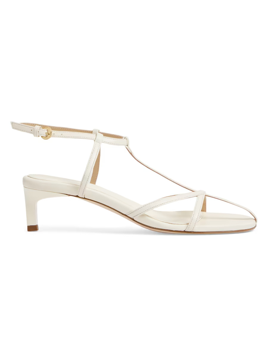 Tee Leather Sandals | Saks Fifth Avenue
