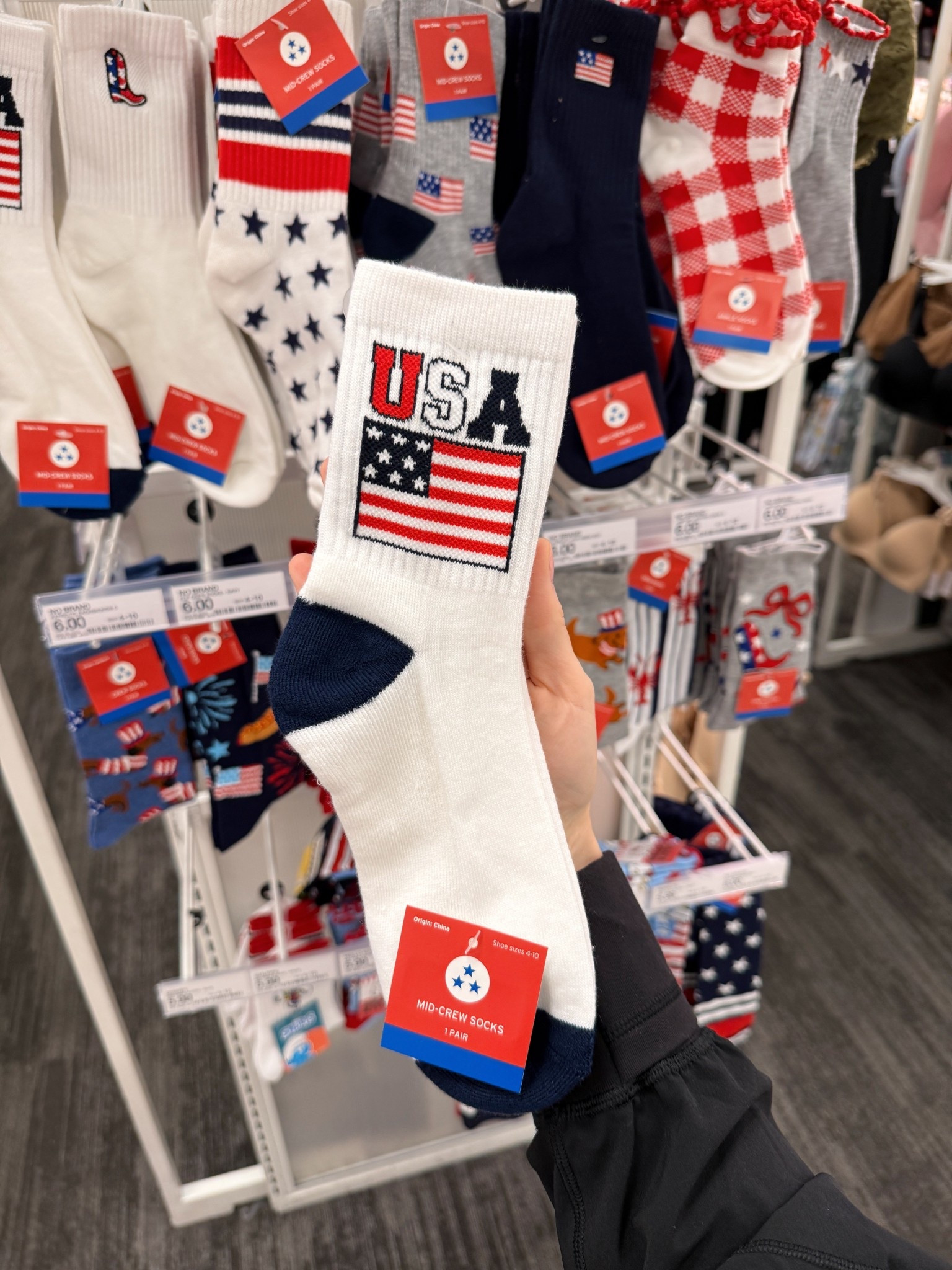 USA socks 

#LTKootd #LTKSeasonal