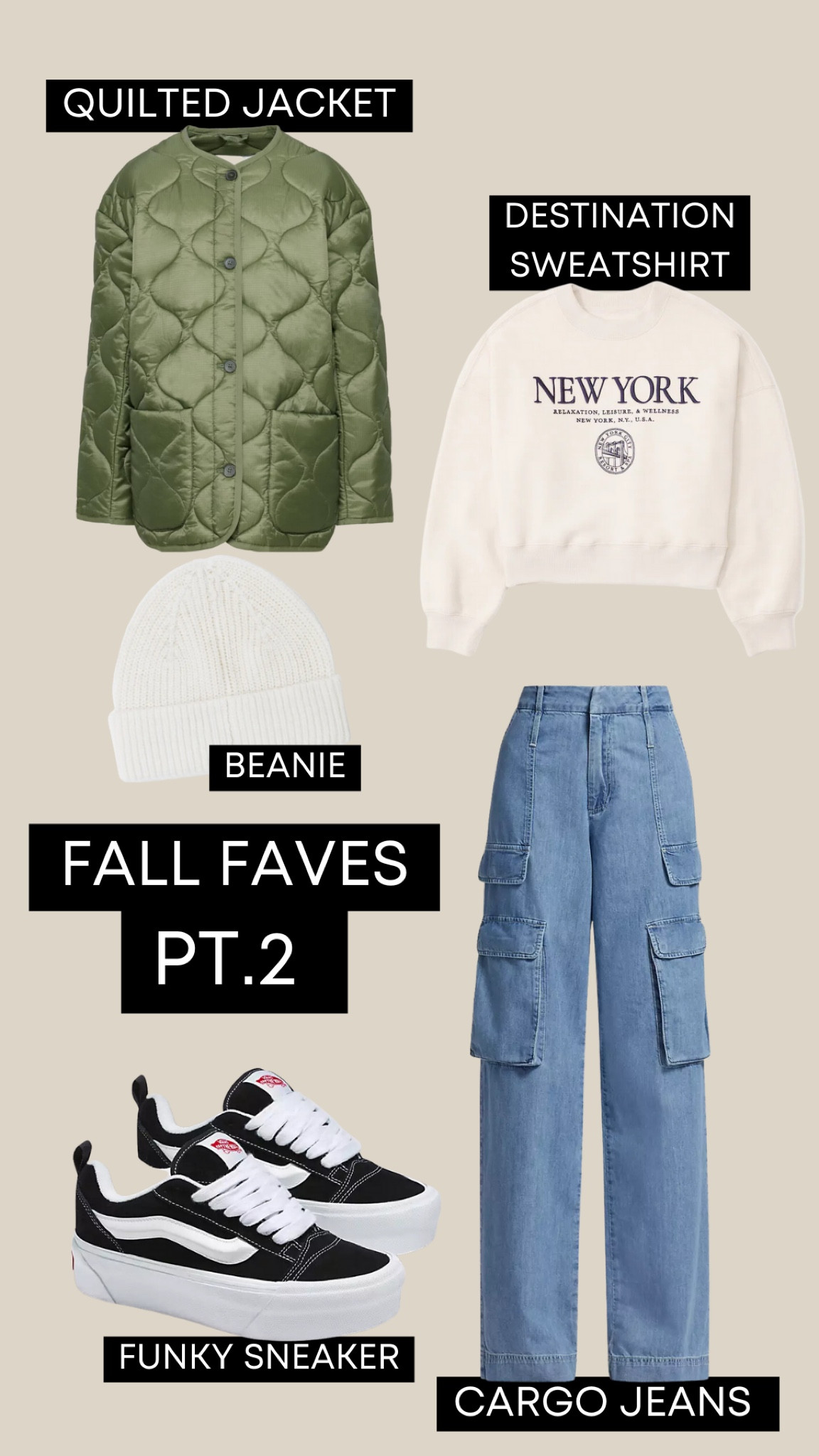 My Mom Life uniform lately has been graphic sweatshirts, baggy bottoms, quilted jacket and sneakers✨ 
.
The jacket pictures is the Evergreen quilted jacket available on aritzia.com #MomApproved #CapsuleWardrobe #Autumn #Fall #Essentials #vans #beanie 

#LTKmidsize #LTKHoliday #LTKSeasonal